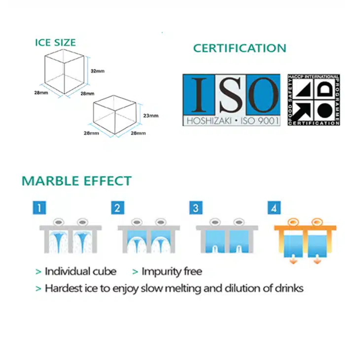 Hoshizaki Cube ice 100A 